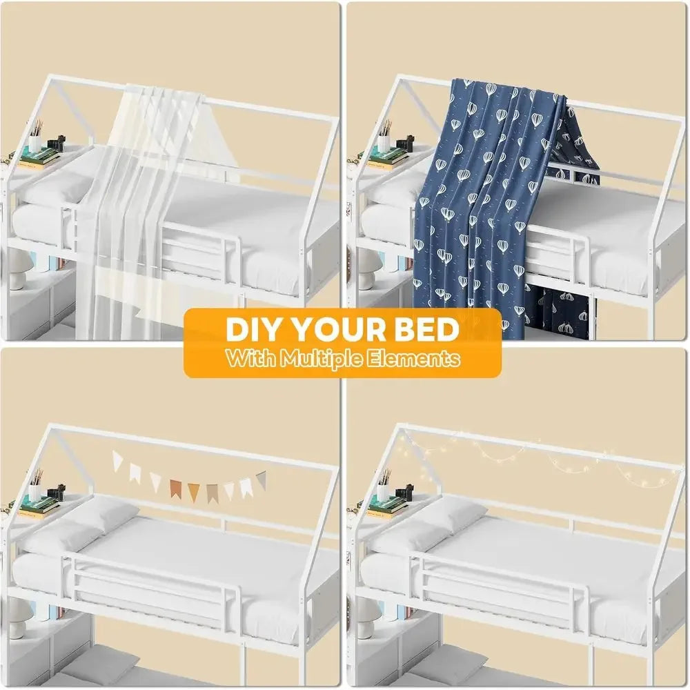Twin Over Twin Bunk Bed With Storage Drawers Hall Tree