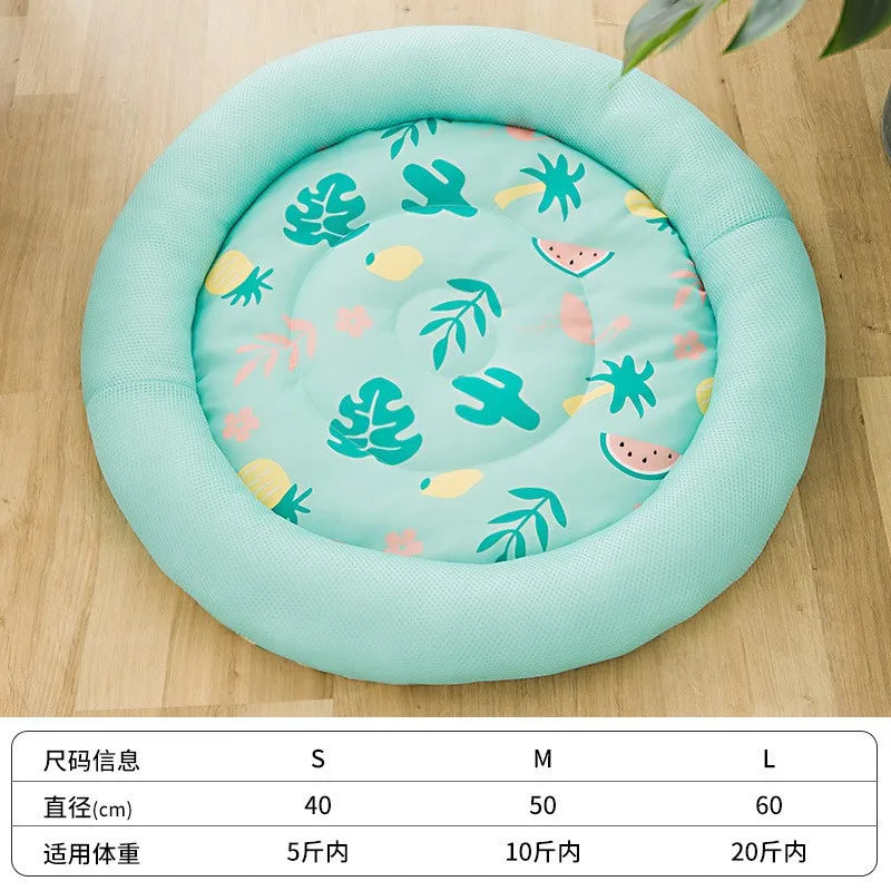 Summer Cooling Pet Bed Breathable Cat And Dog Sleeping Mat