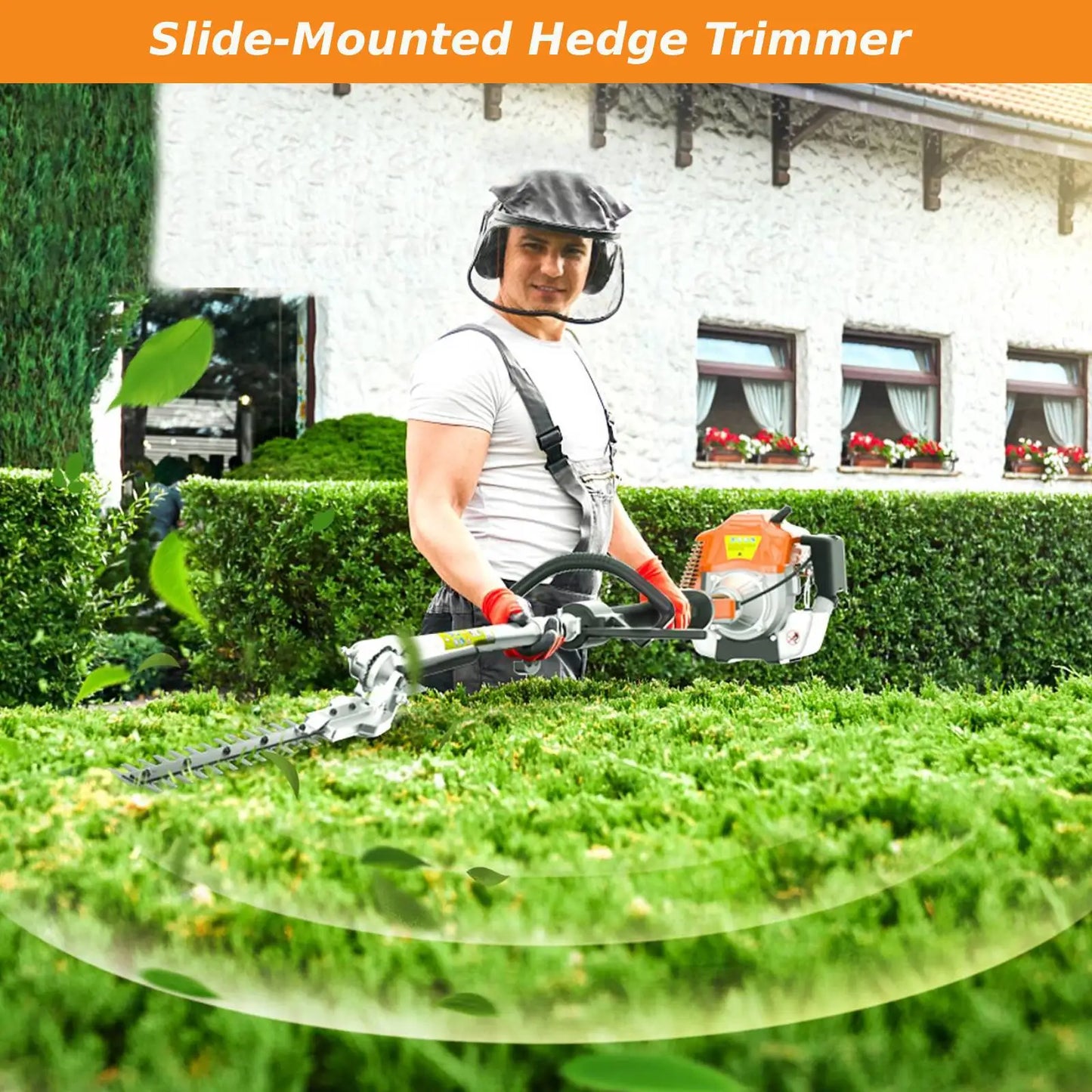 Jetting 6 In 1 Gas Powered Weed Wacker With Safety Lock