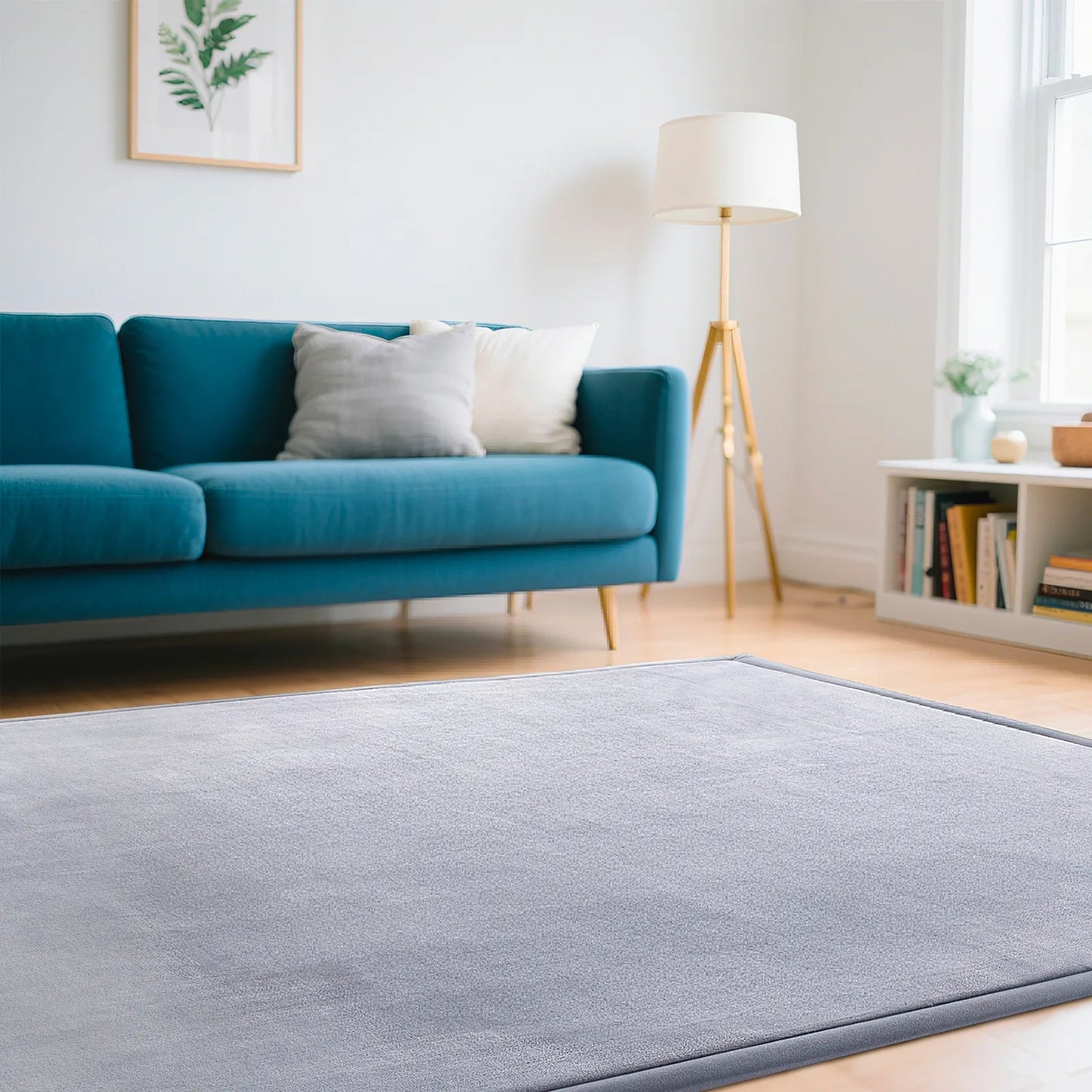 Velvet Anti Slip Tufted Carpet For Living Room And Bedroom