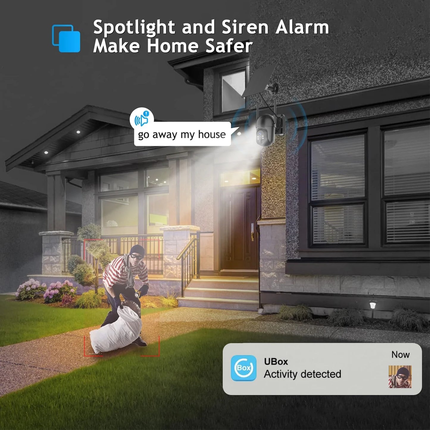 Solar Powered 4G LTE Security Camera With 2K Night Vision