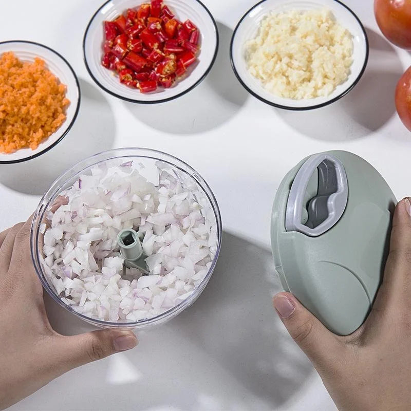 Manual Meat Mincer Garlic Press And Vegetable Cutter
