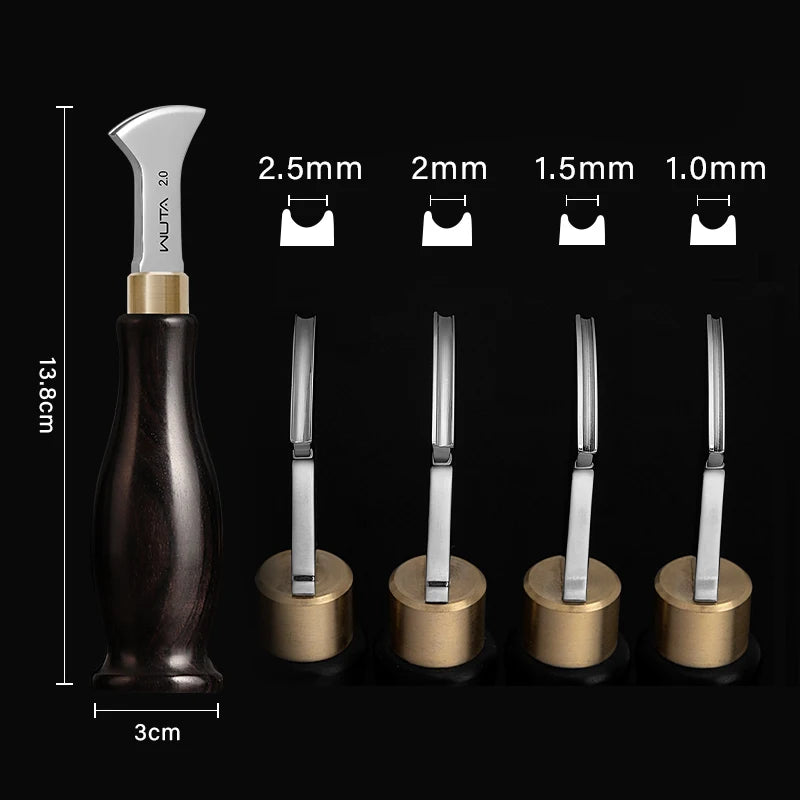 WUTA Leather Edge Creaser Beveler Professional Craft Tool