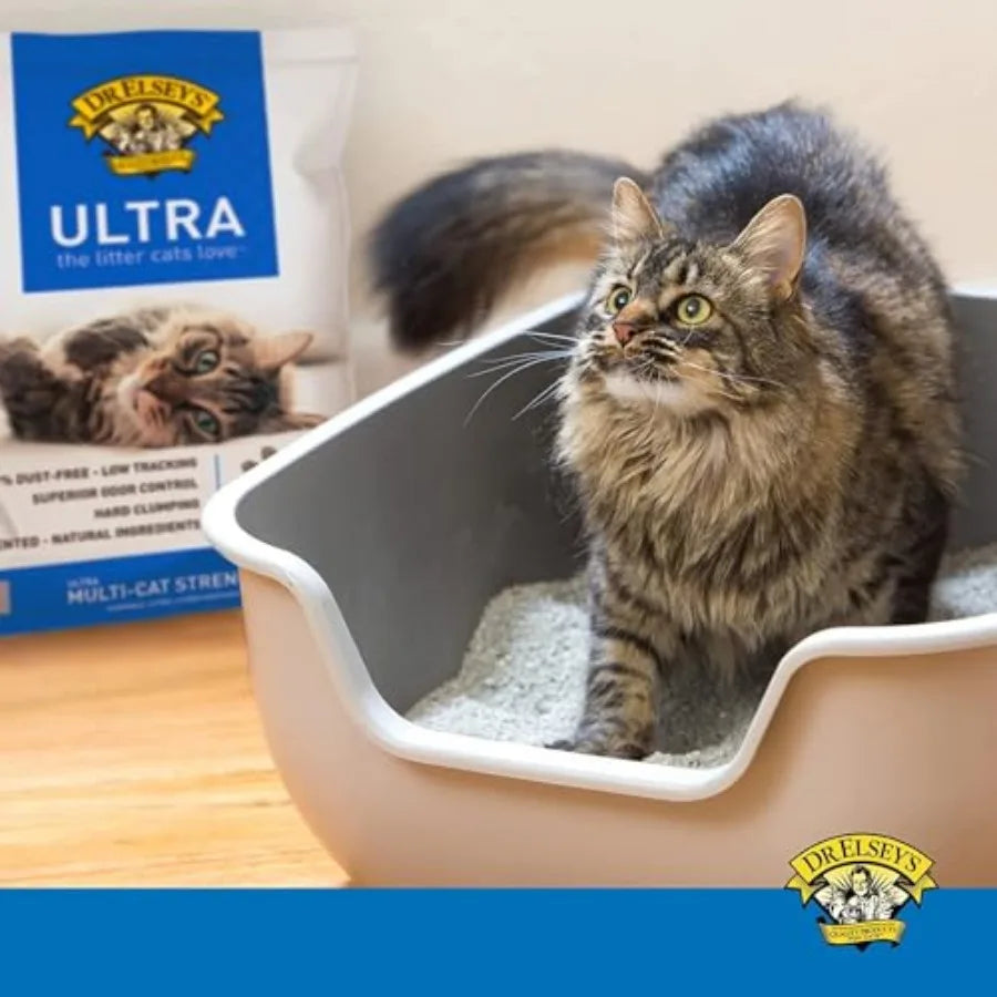 Ultra UnScented Clumping Clay Cat Litter For Homes