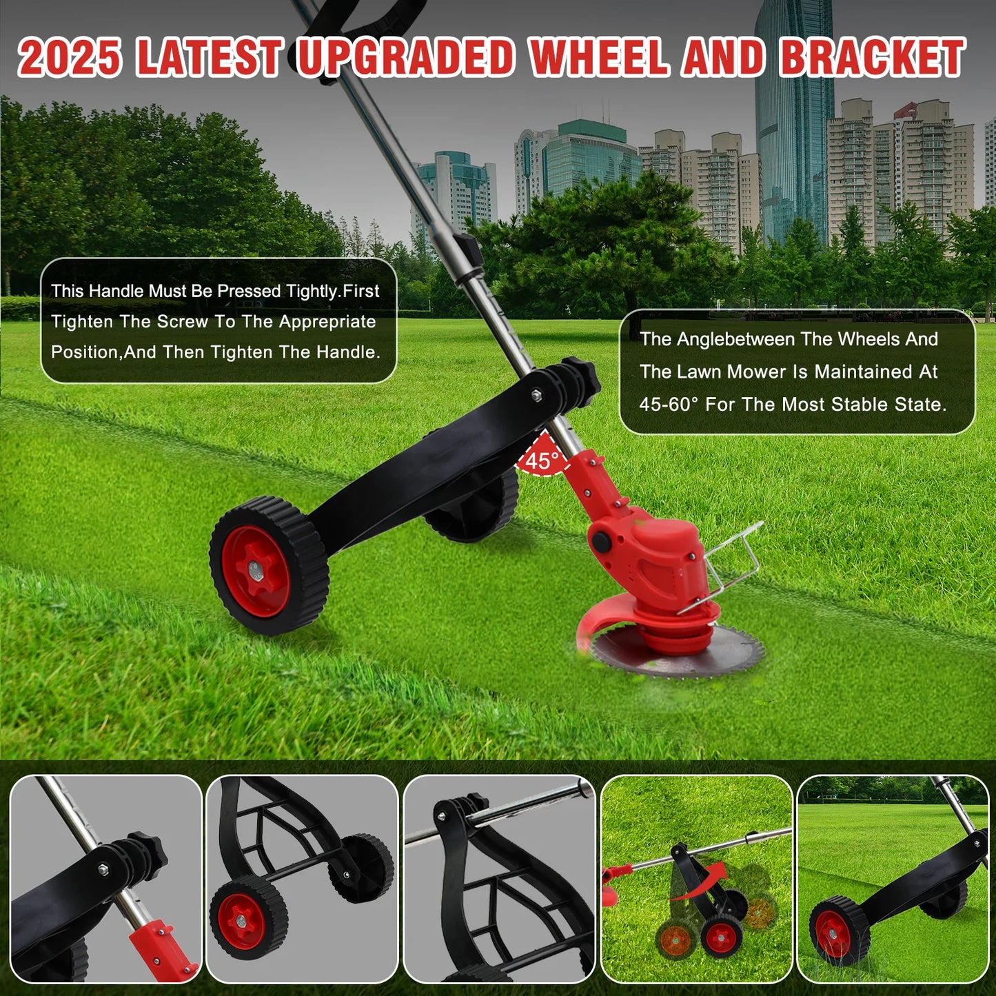 21V Cordless Weed Wacker Edger And Trimmer 3in1 Garden