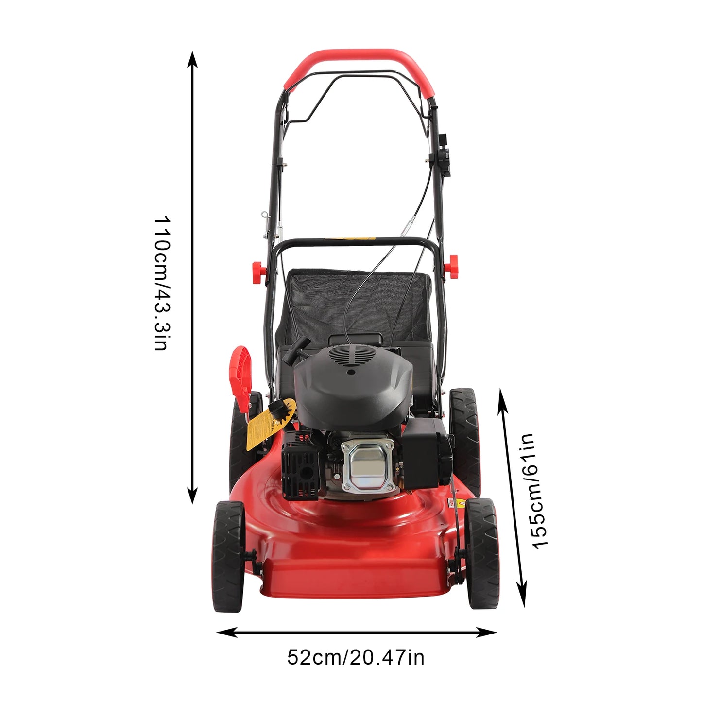 140cc 5HP Self Propelled Gas Lawn Mower with OHV Engine