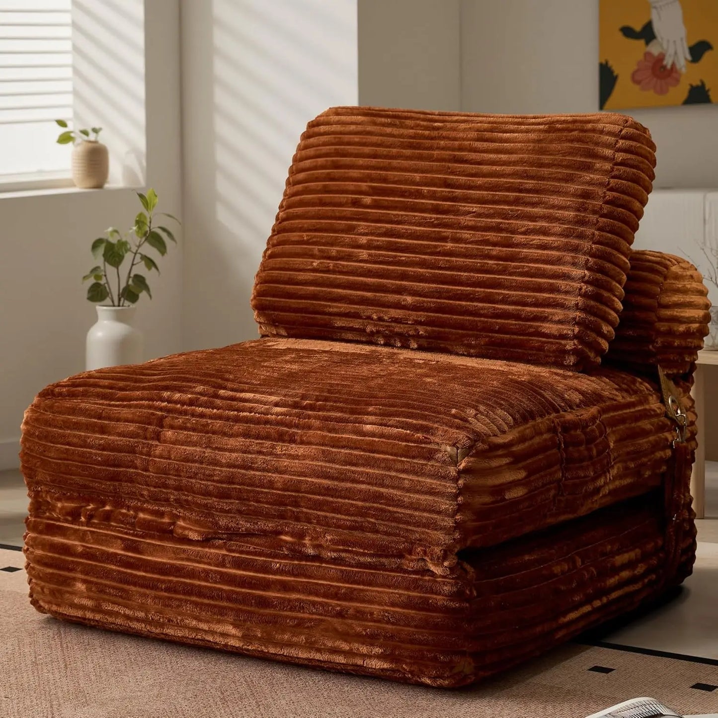 Foldable Sofa Bed Fold Out Lounger Chair for Living Room