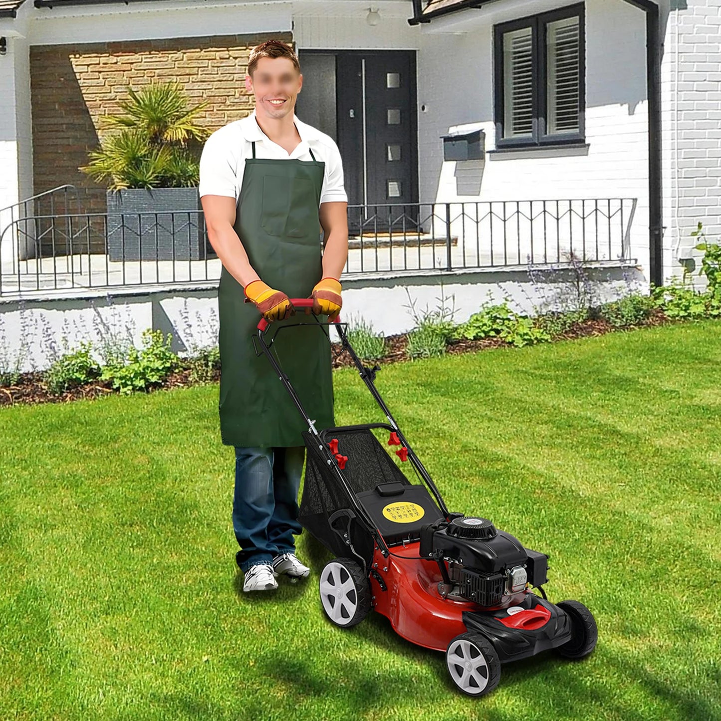 140cc 5HP Self Propelled Gas Lawn Mower with OHV Engine