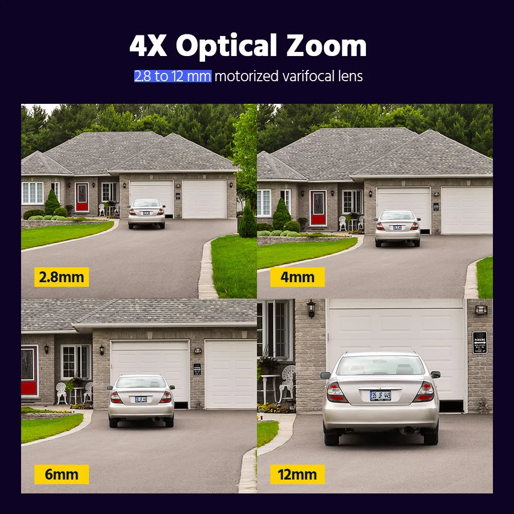 ANNKE 8MP 4K Varifocal Network Camera With Dual Light