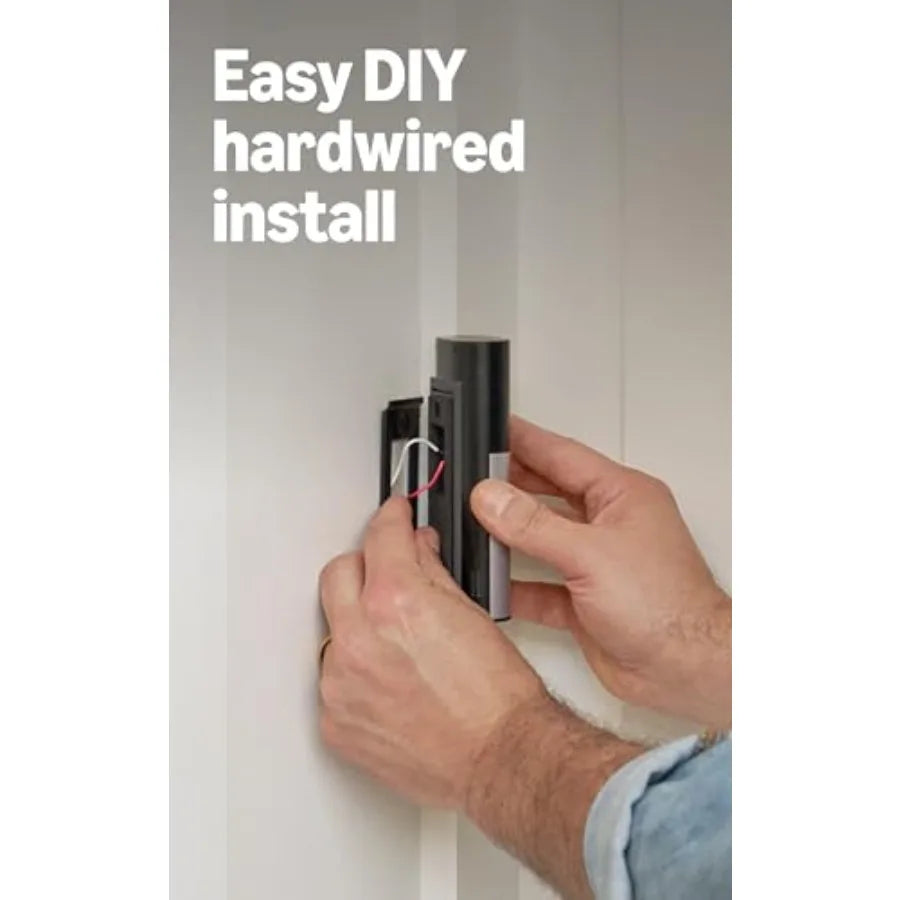 Wired Doorbell Plus 2K Wide Angle Video With Enhanced Zoom