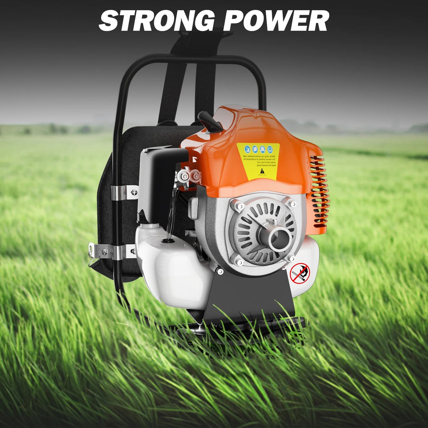 Jetting 6 In 1 Gas Powered Weed Wacker With Safety Lock