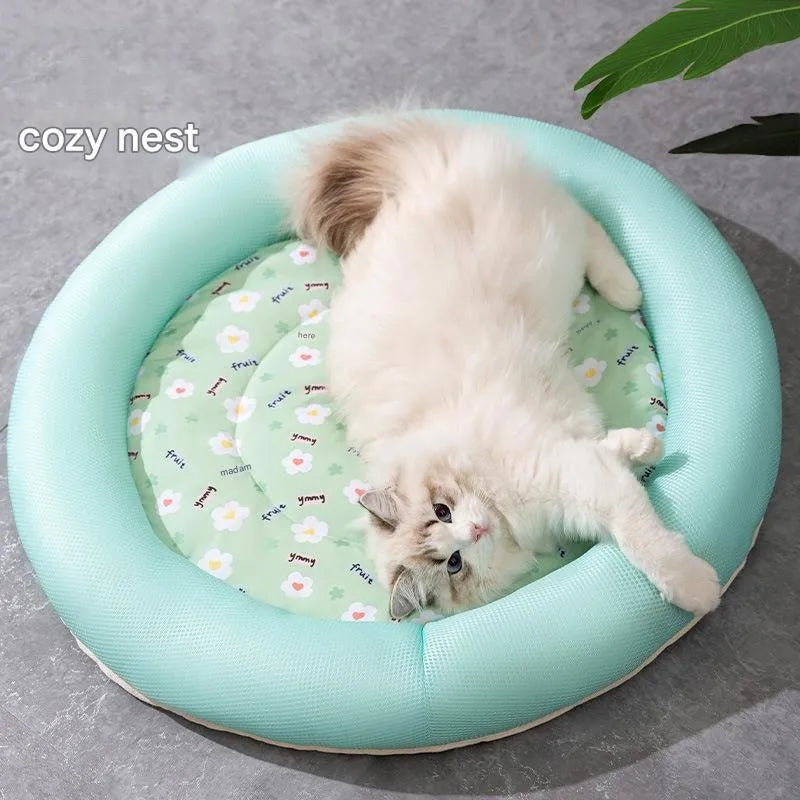 Summer Cooling Pet Bed Breathable Cat And Dog Sleeping Mat