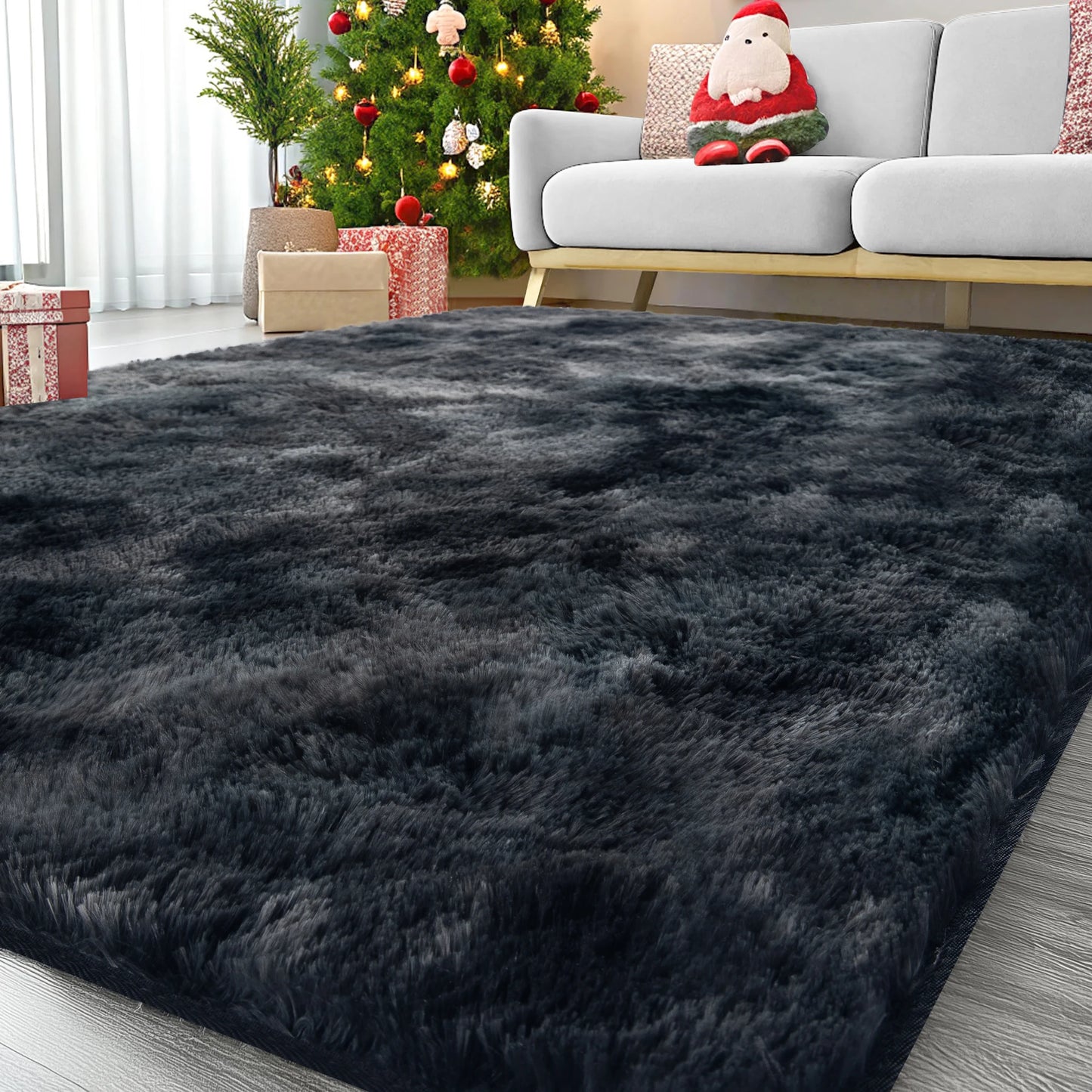 Ultra Soft Puffy Rug Tufted Carpet For Bedroom Living Room