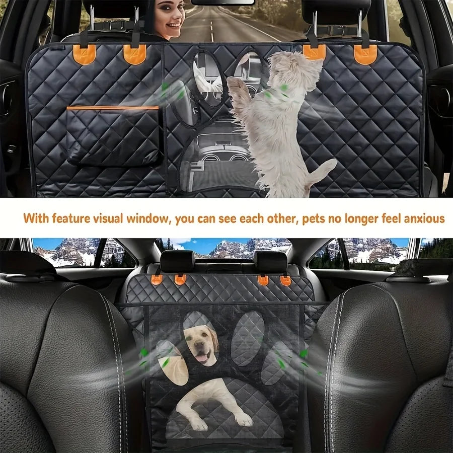 Dog Car Seat Cover Hammock Non Slip 600D Heavy Duty