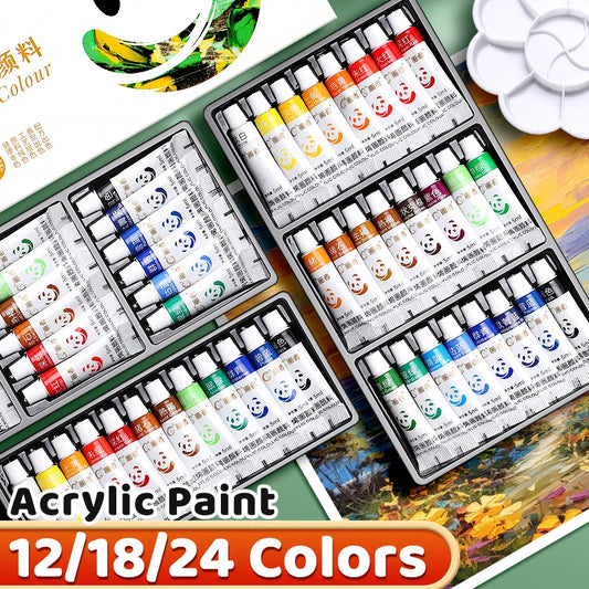 Acrylic Paint Set With Rich Pigments For DIY Crafts Canvas