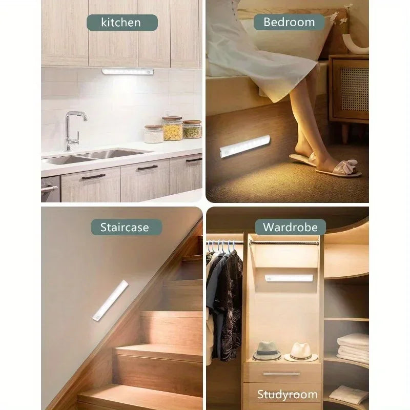 Rechargeable Motion Sensor Under Cabinet Lights For Kitchen