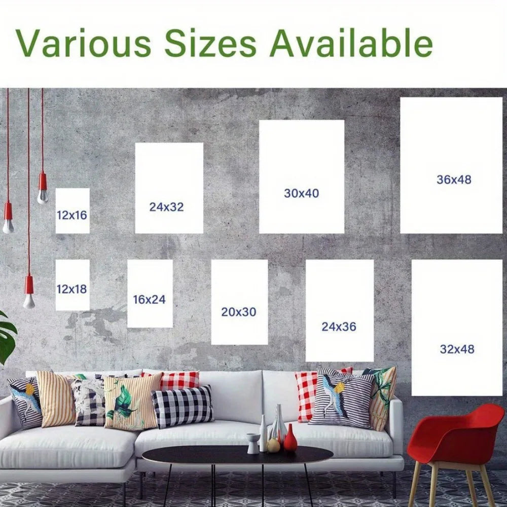 Forest Landscape Flower Wall Art Prints For Indoor Home Decor