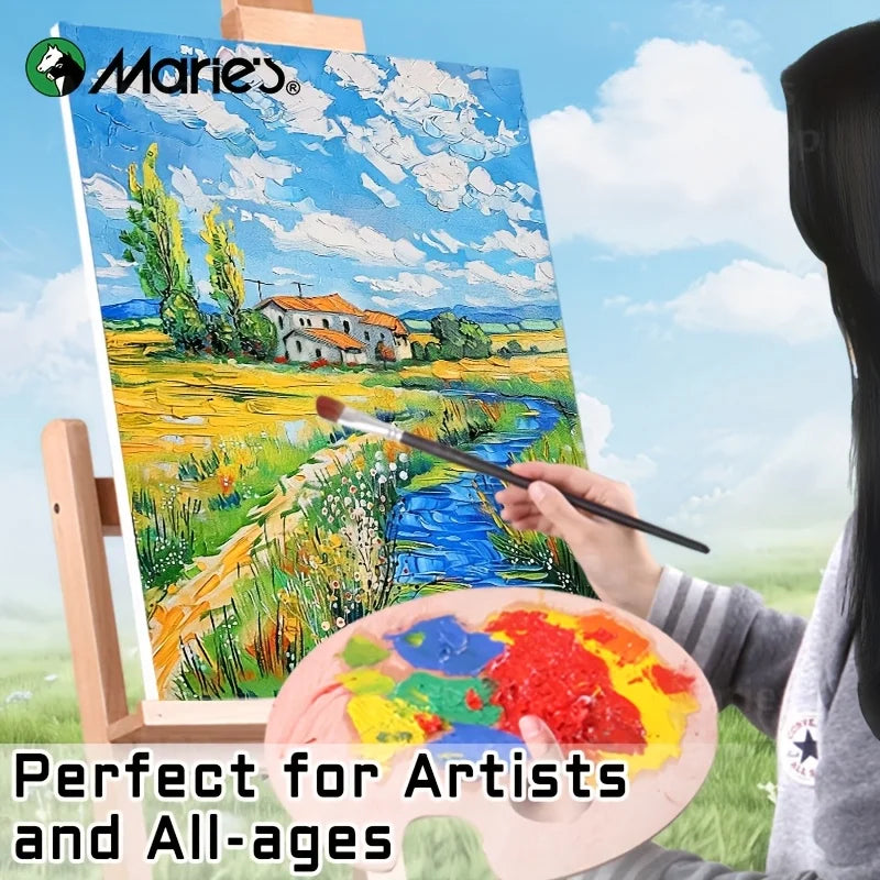 Marie's 31-Piece Oil Paint Set for Artists with Professional Pigments