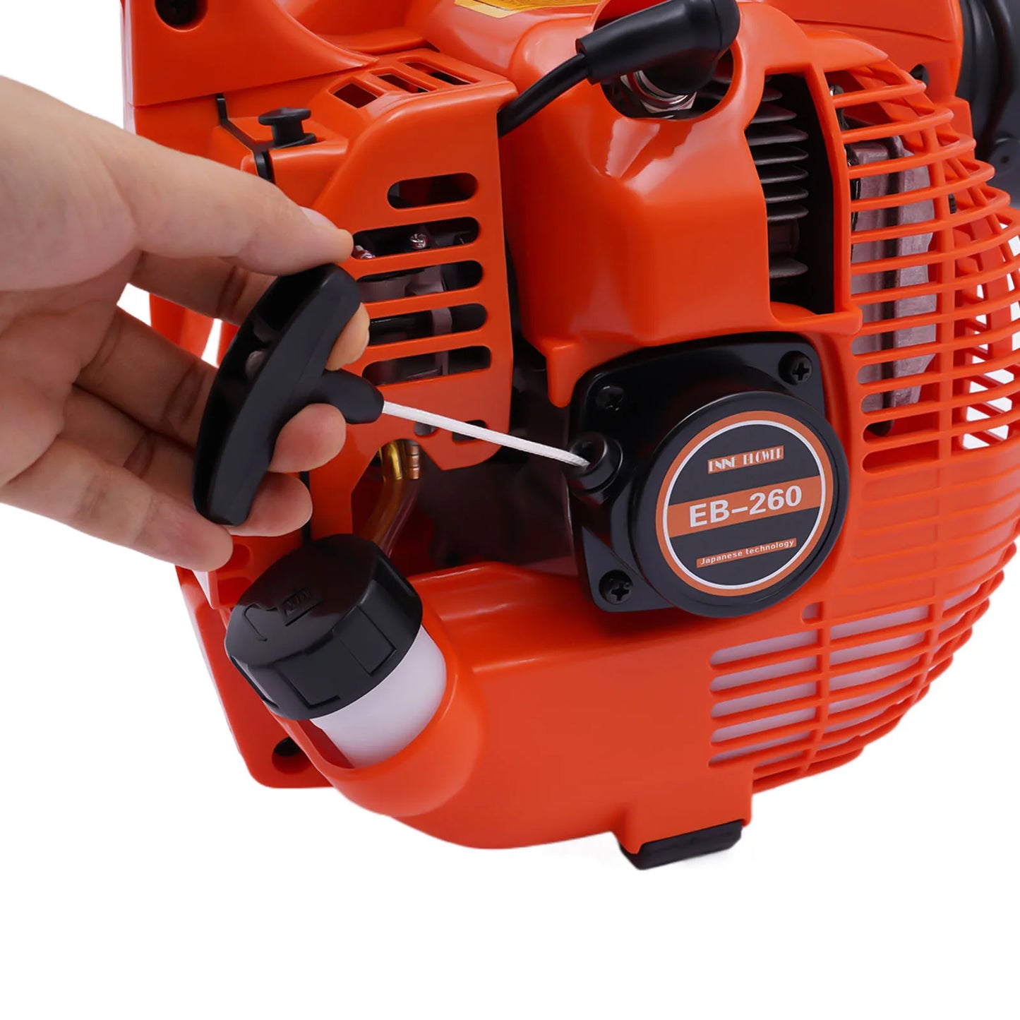 Gas Leaf Blower 2-Stroke 0.75kW Silencer 7000RPM Portable