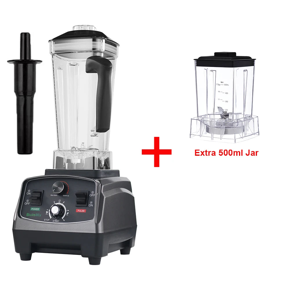 BioloMix Heavy Duty Commercial Blender Mixer Juicer 3HP 2200W