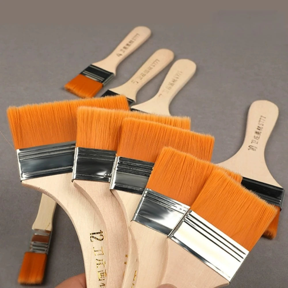 STONEGO 12Pcs Nylon Hair Artist Paint Brushes Set For Acrylics And Watercolors