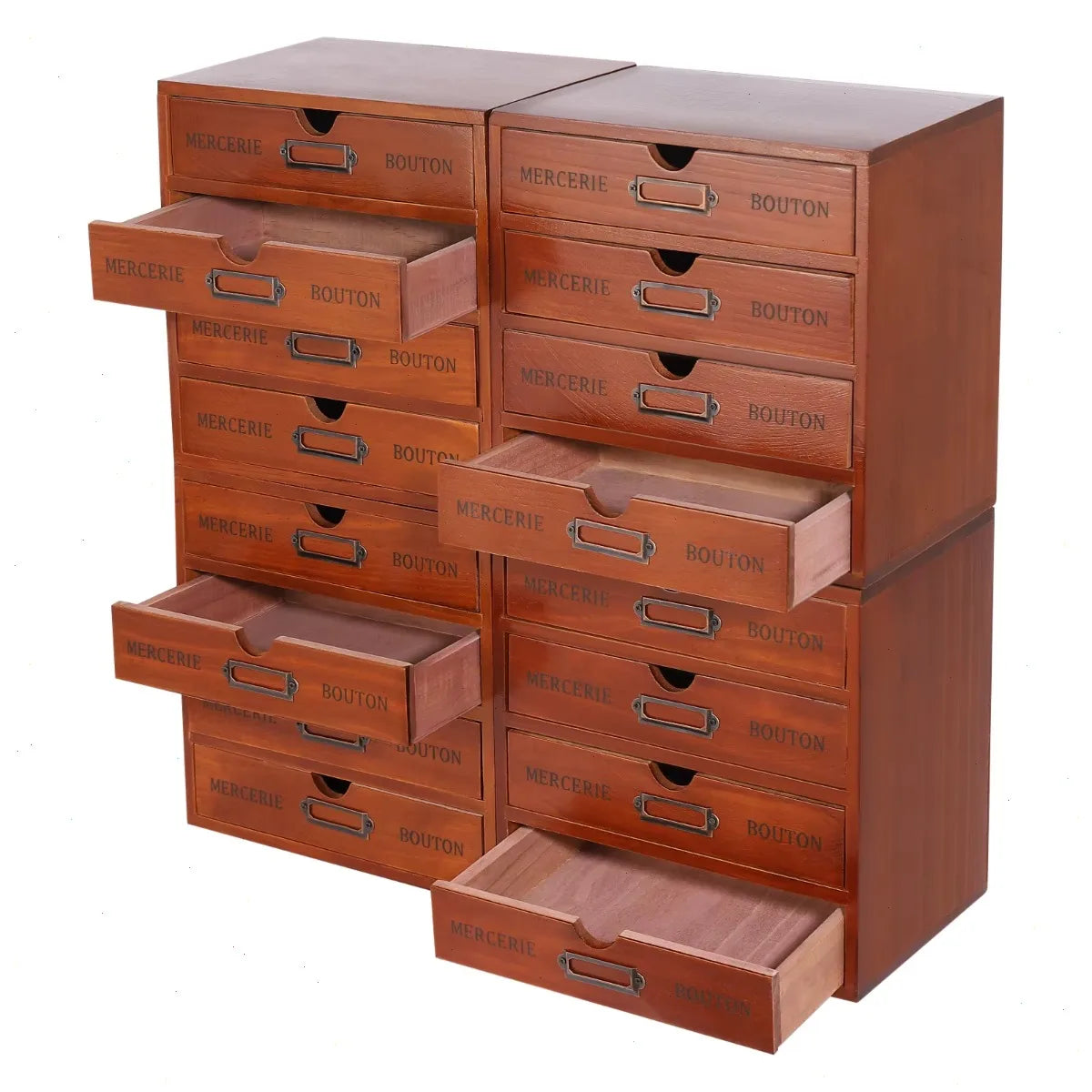 Bymaocar Four Tier Drawer Organizer Set For Office And Home Storage