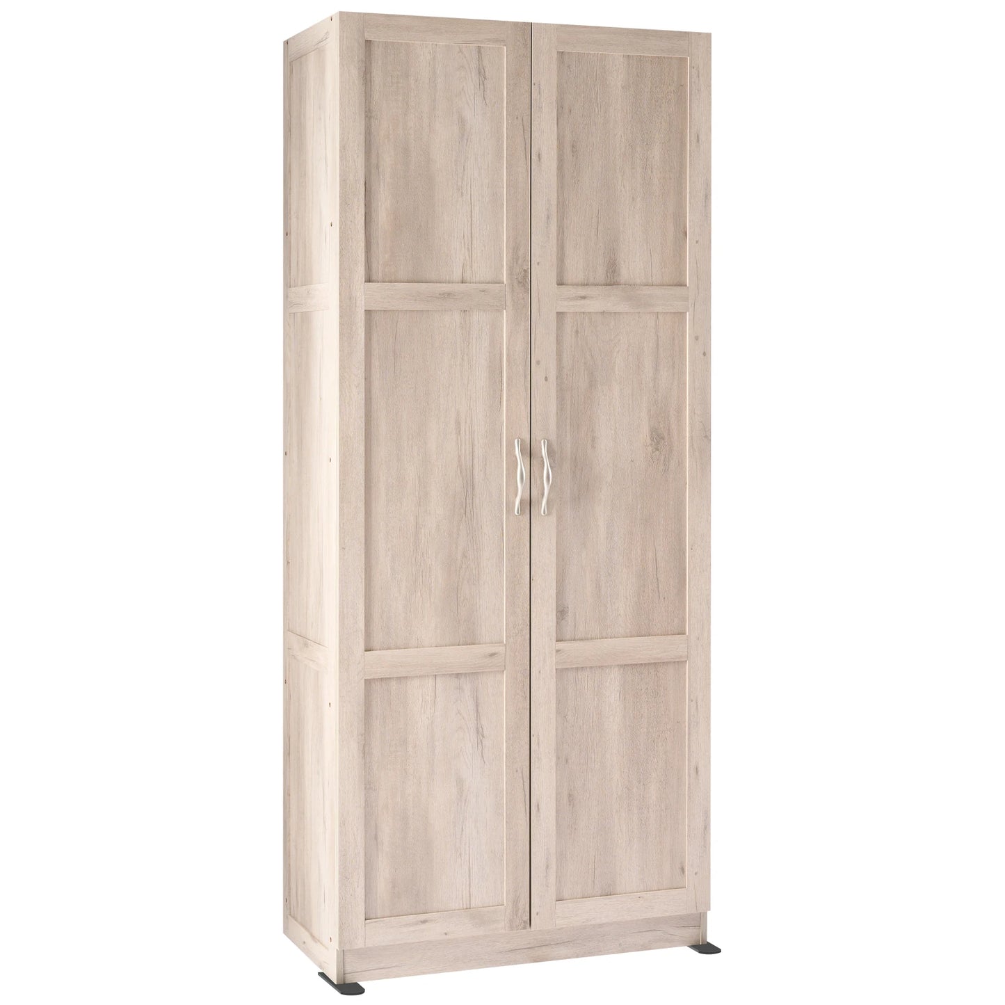 JHK Wooden Living Room Storage Cabinet Large Capacity Organizer CDs Books