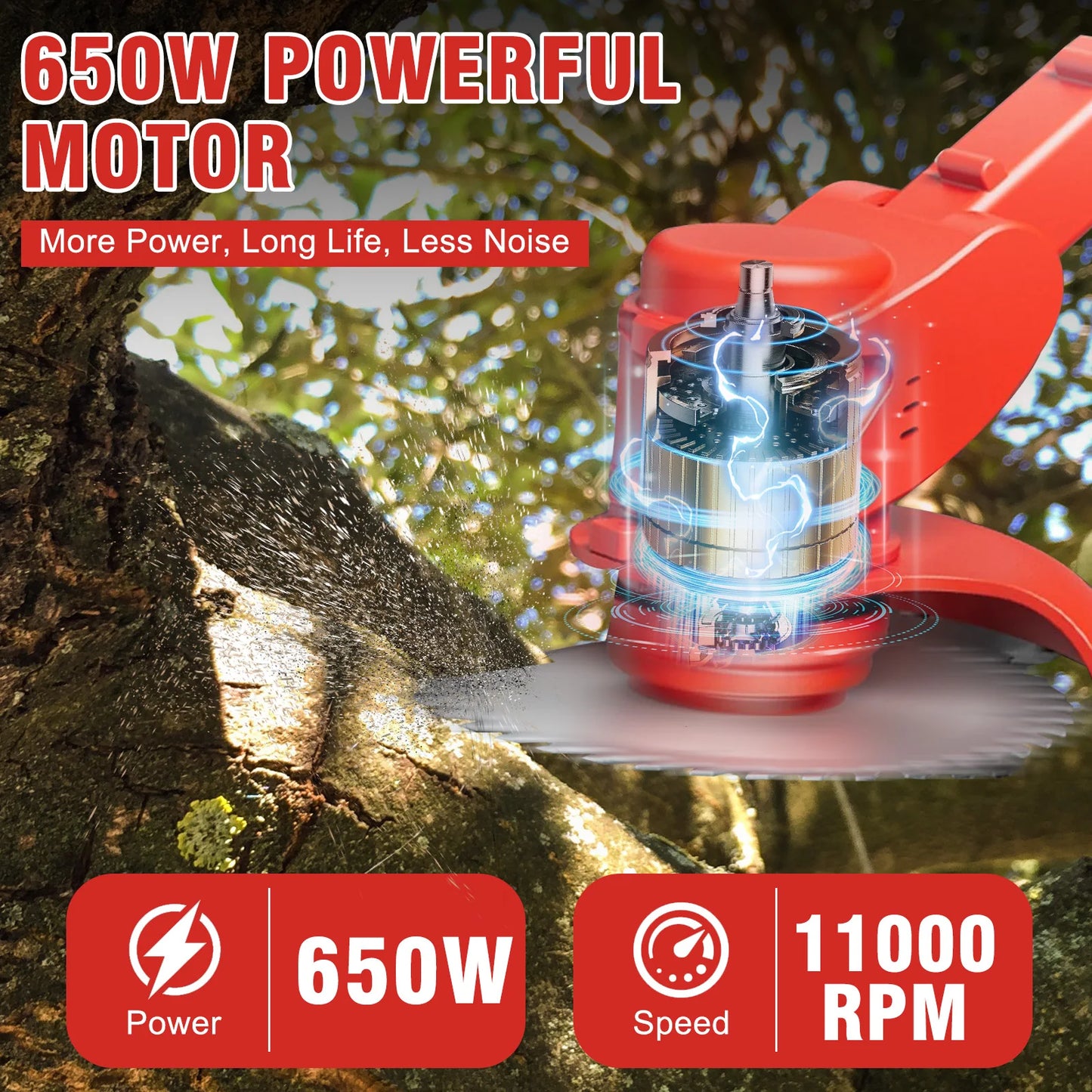 21V Cordless Weed Wacker Edger And Trimmer 3in1 Garden