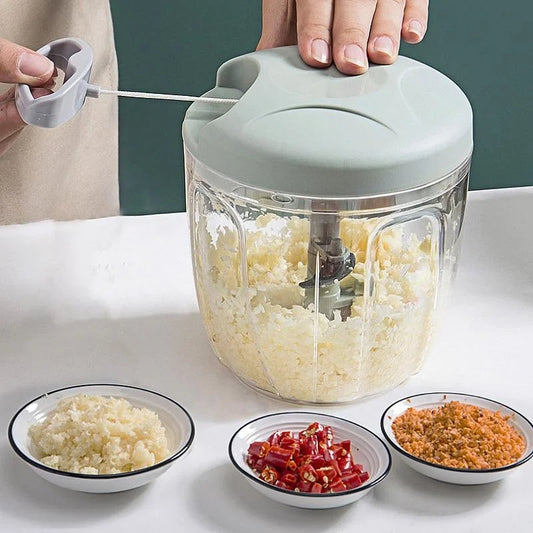 Manual Meat Mincer Garlic Press And Vegetable Cutter