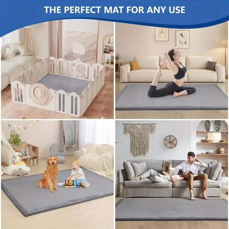 Velvet Anti Slip Tufted Carpet For Living Room And Bedroom