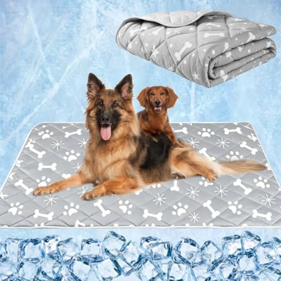 Pet Cooling Mat For Cats And Dogs, Lightweight Outdoor Pad