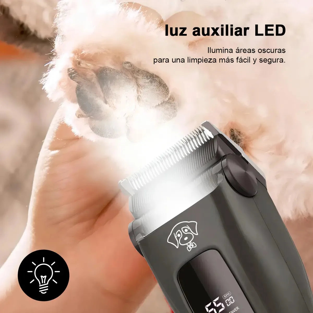 Dog And Cat Grooming Clippers Professional Skin Friendly Trimmer Lightweight