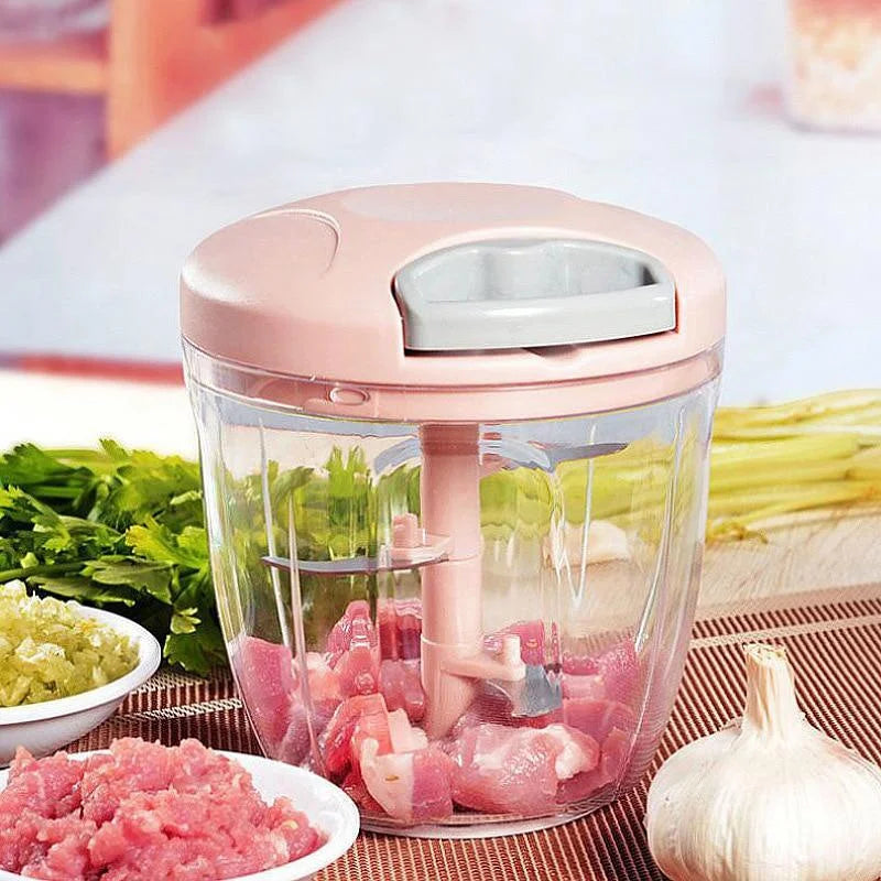 Manual Meat Mincer Garlic Press And Vegetable Cutter