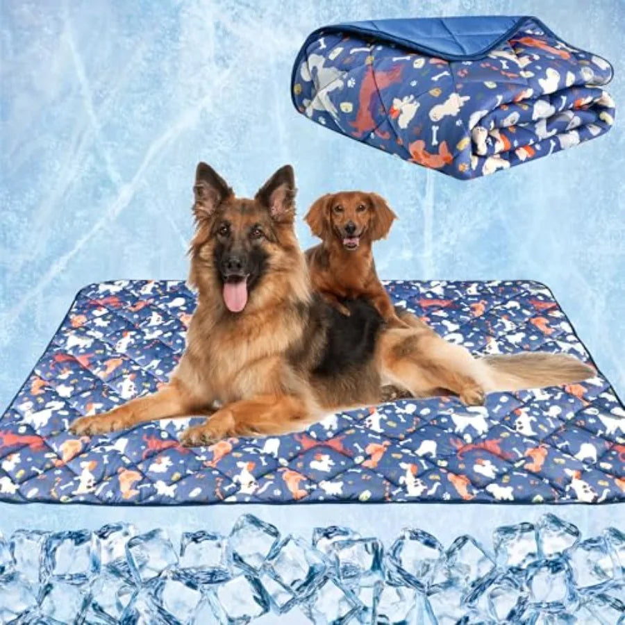 Pet Cooling Mat For Cats And Dogs, Lightweight Outdoor Pad