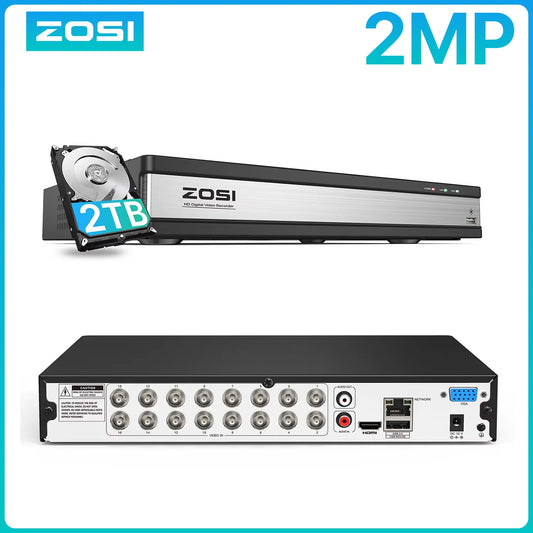 ZOSI 3K Lite H.265+ 16-Channel DVR With AI Detection