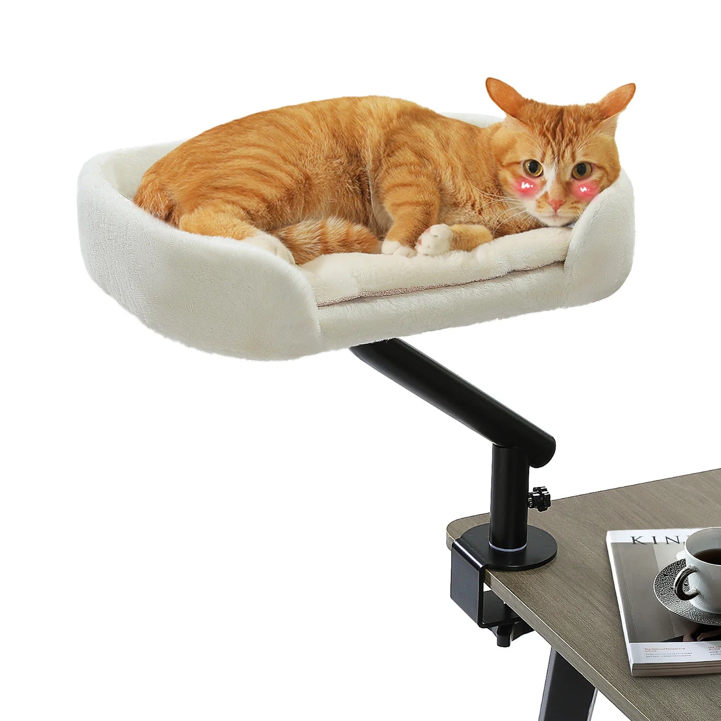 PAWZ Road Cat Desk Bed 360° Rotatable Stand Indoor Cats