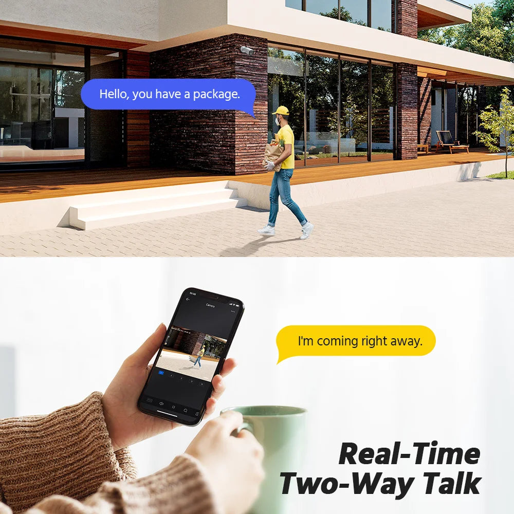 ANNKE 8MP 4K Varifocal Network Camera With Dual Light