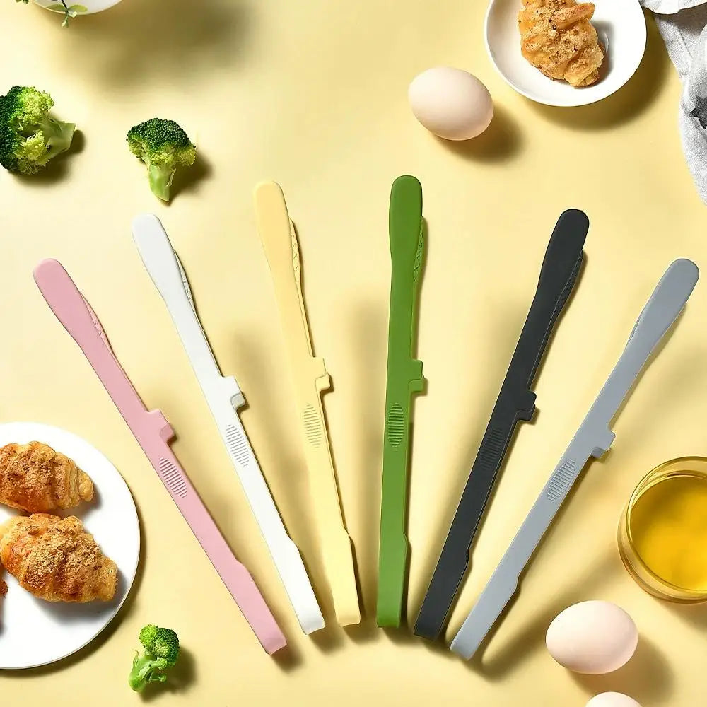Silicone Food Tongs Trivet Clip Non Slip Heat Resistant Kitchen