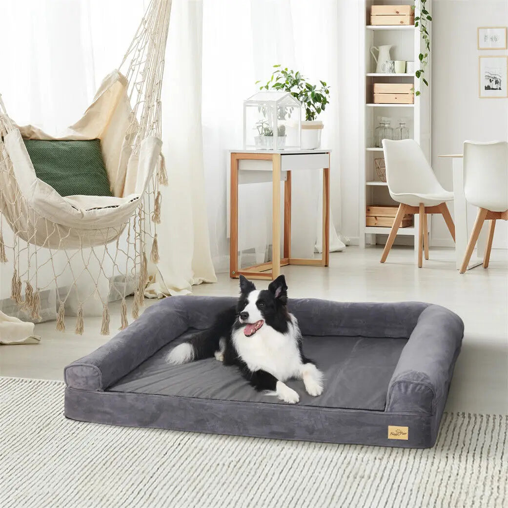 BINGOPAW Orthopedic Dog Bed With Removable Washable Cover Soft Foam