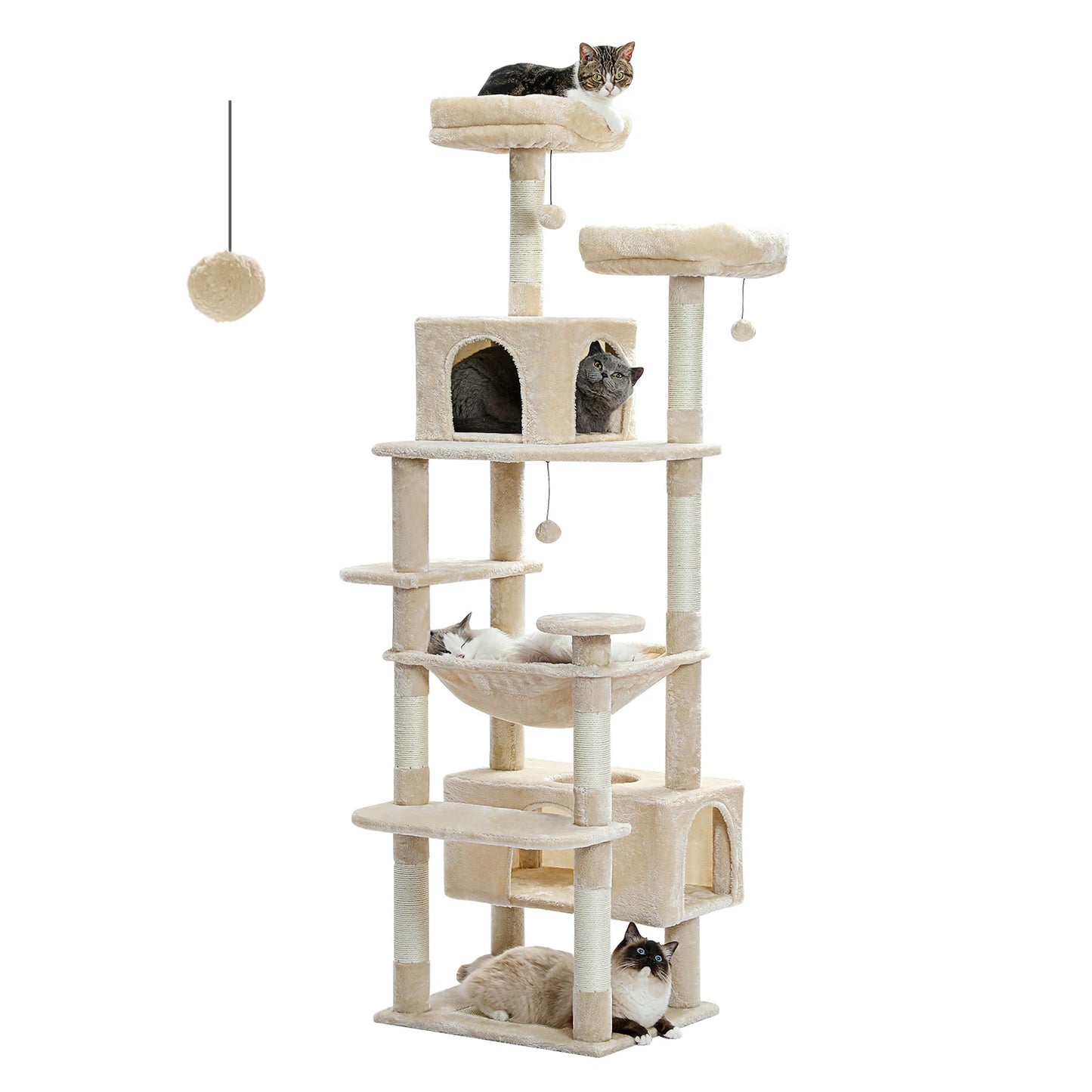 PAWZ Road Cat Tree And Tower With Scratching Posts Perches