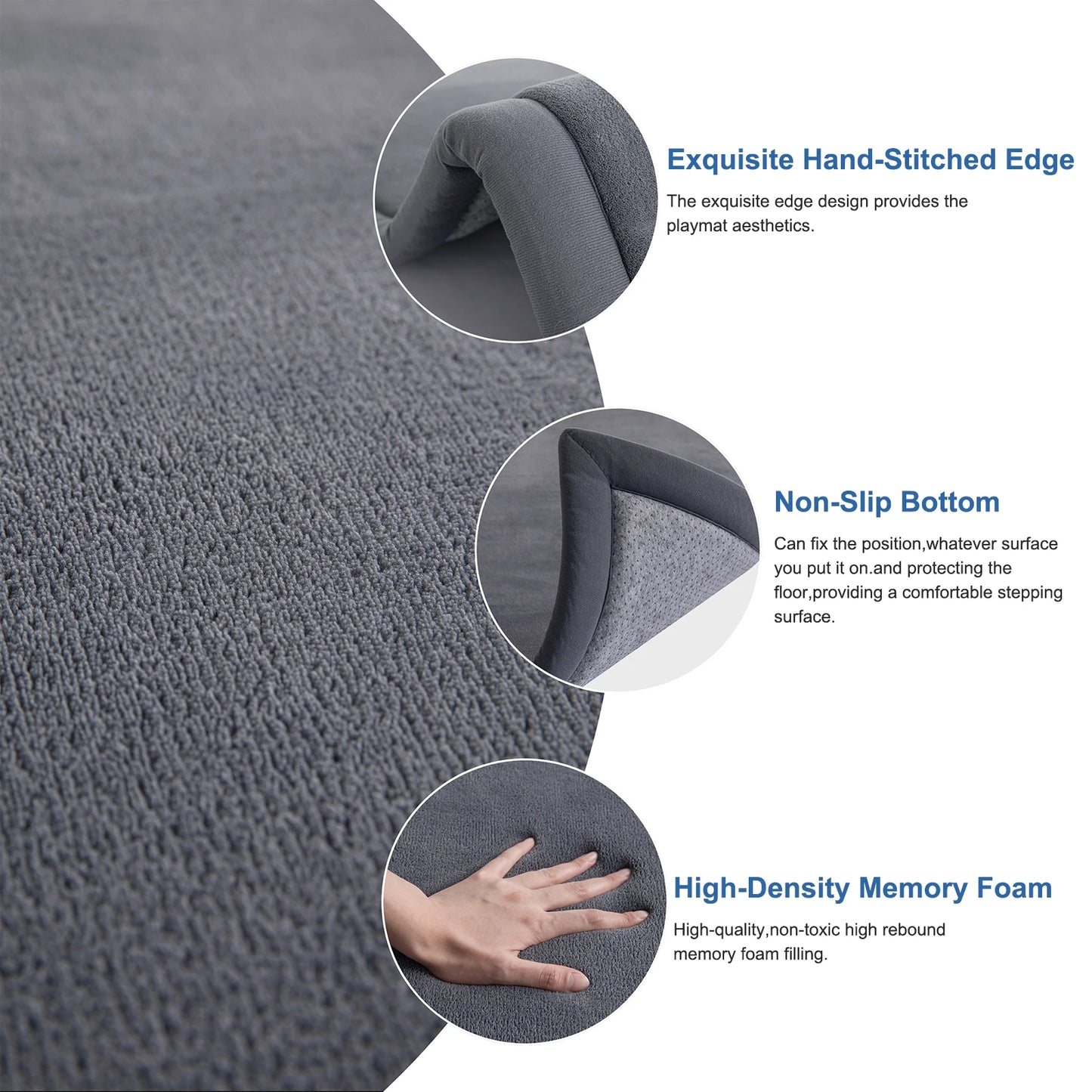 Velvet Anti Slip Tufted Carpet For Living Room And Bedroom