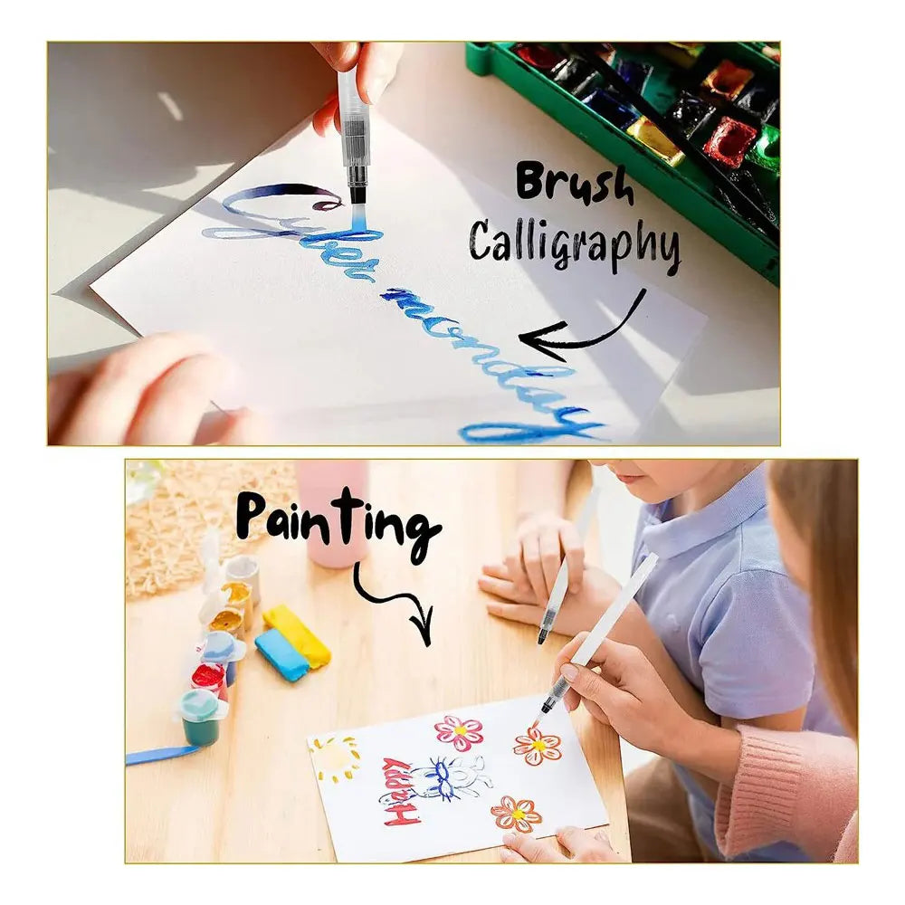 Yutiars Watercolor Brush Pens Refillable Set For Painting