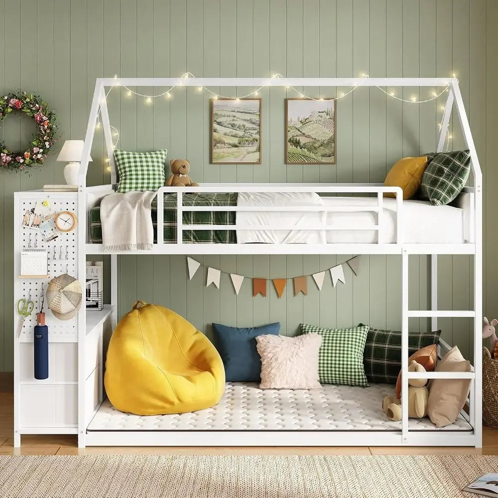 Twin Over Twin Bunk Bed With Storage Drawers Hall Tree