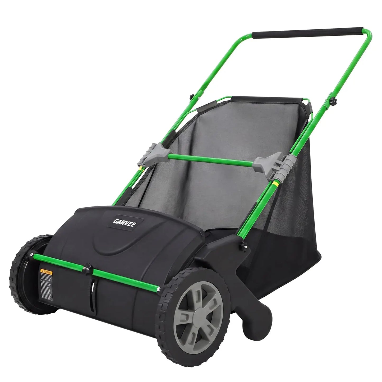 Studyset Manual Push Lawn Sweeper With 4 Spinning Brushes