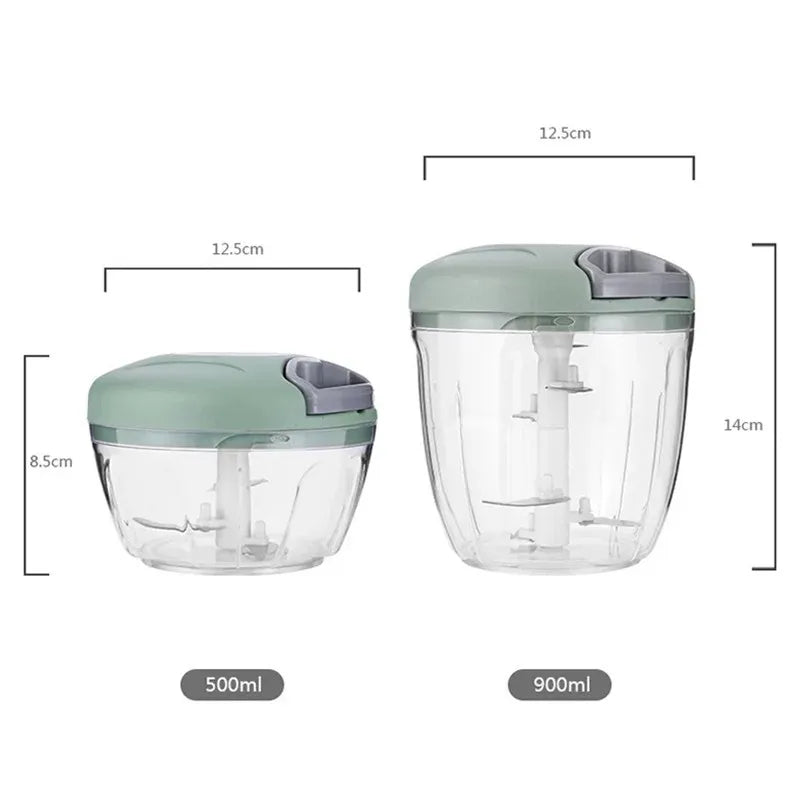 Manual Meat Mincer Garlic Press And Vegetable Cutter