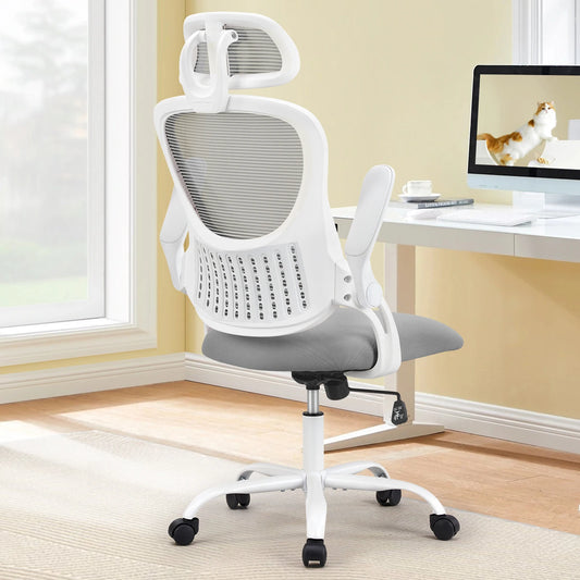 JHK Mesh Ergonomic Office Chair With Adjustable Headrest And Lumbar