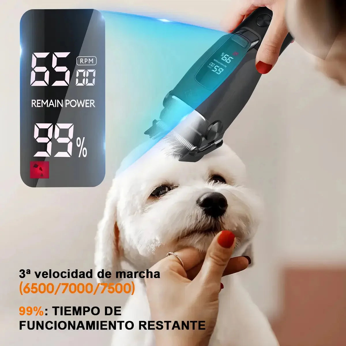 Dog And Cat Grooming Clippers Professional Skin Friendly Trimmer Lightweight