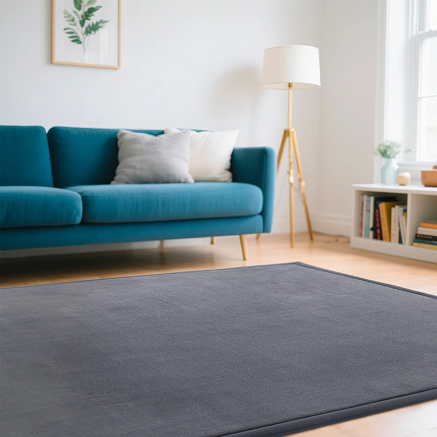 Velvet Anti Slip Tufted Carpet For Living Room And Bedroom