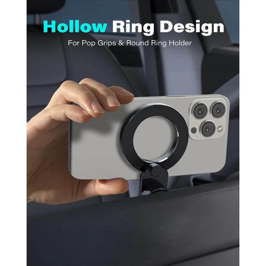 Magnetic CD Phone Holder For Car With MagSafe Alignment