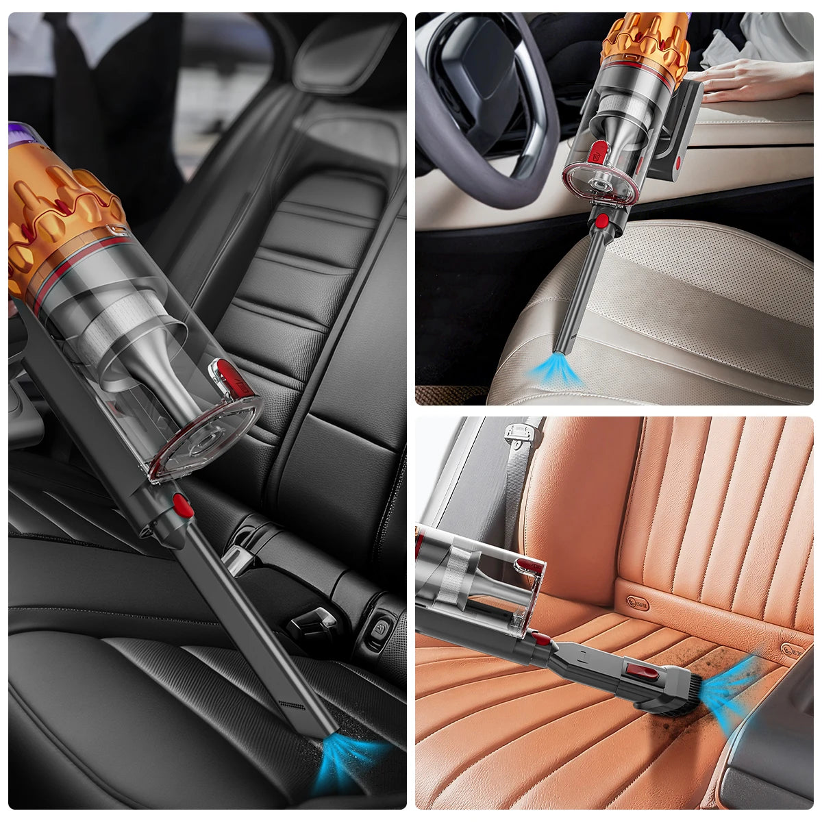 E.LUO Wireless Vacuum Cleaner Handheld Brushless Motor
